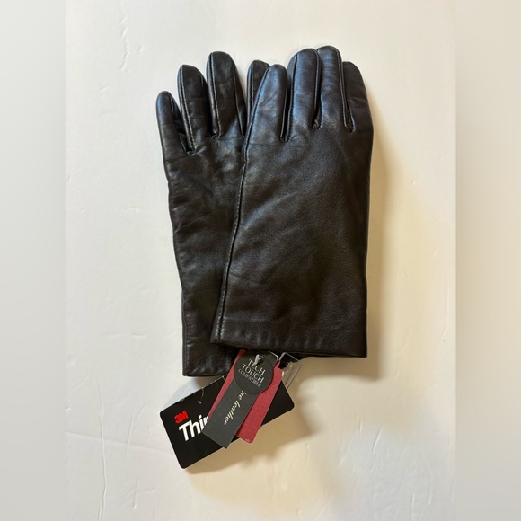 Target Accessories - Target Dark Brown Leather Gloves